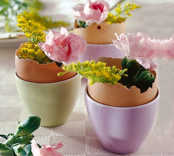 Segnaposto con i fiori: decorazioni fai da te per Pasqua