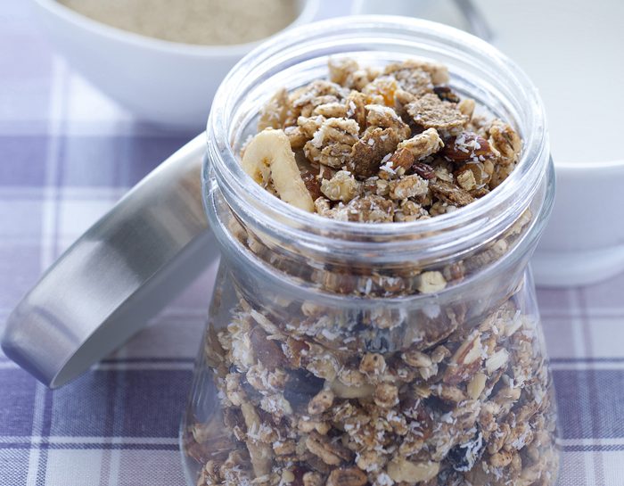 Faccio colazione prima dell'allenamento