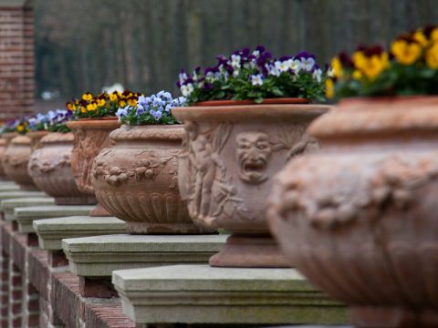 Un balcone in stile vintage