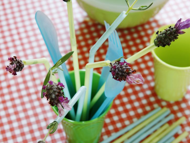 Lavanda antizanzare: decorare la tavola