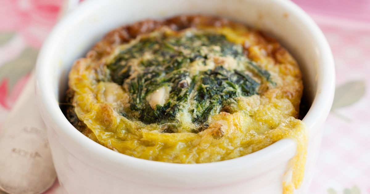 Ricetta Frittatine Di Spinaci Al Forno Con Uvetta E Pinoli Donna Moderna