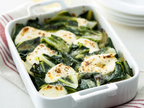 Gratin di coste e crescenza