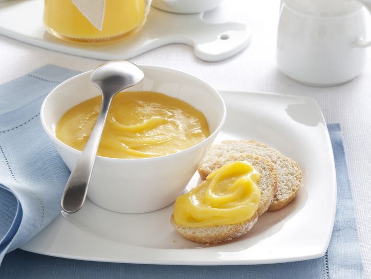 Lemon curd in vasetto
