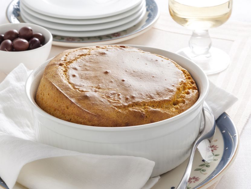 souffle-di-peperoni-con-olive-e-basilico preparazione