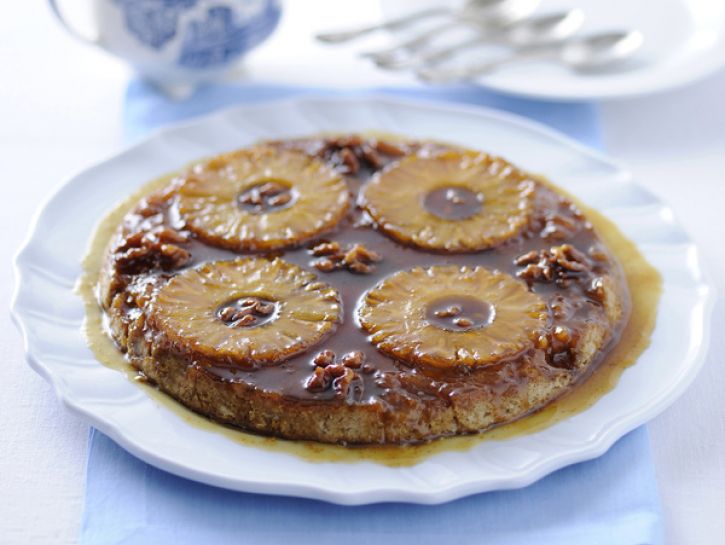 Torta rovesciata con farina integrale