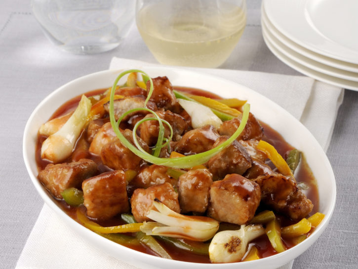 Bocconcini di maiale in salsa agrodolce