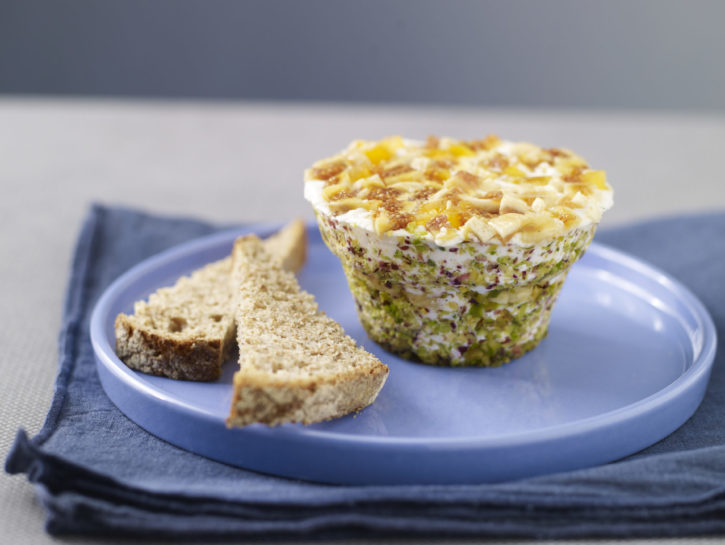 Terrina di formaggio di capra ai fichi secchi