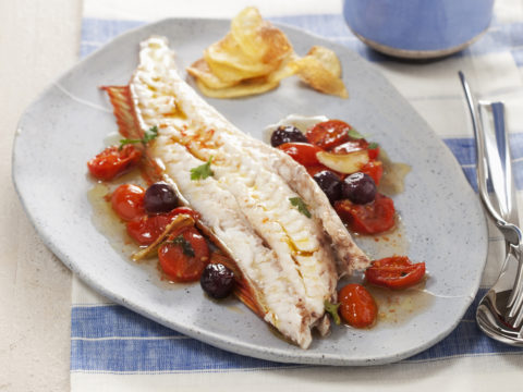 Gallinelle al forno con chips di patate