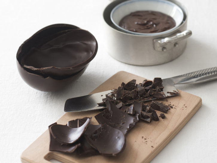 Ganache con le uova di cioccolato