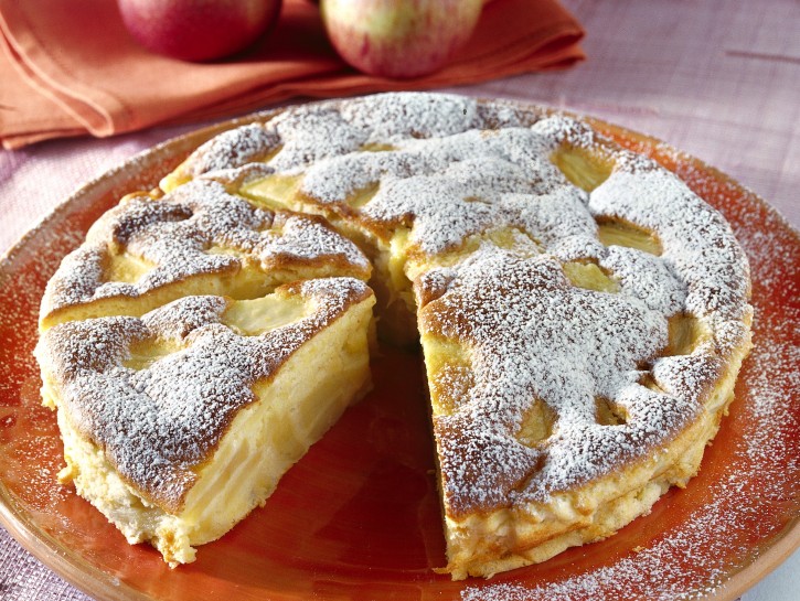 Torta di mele light