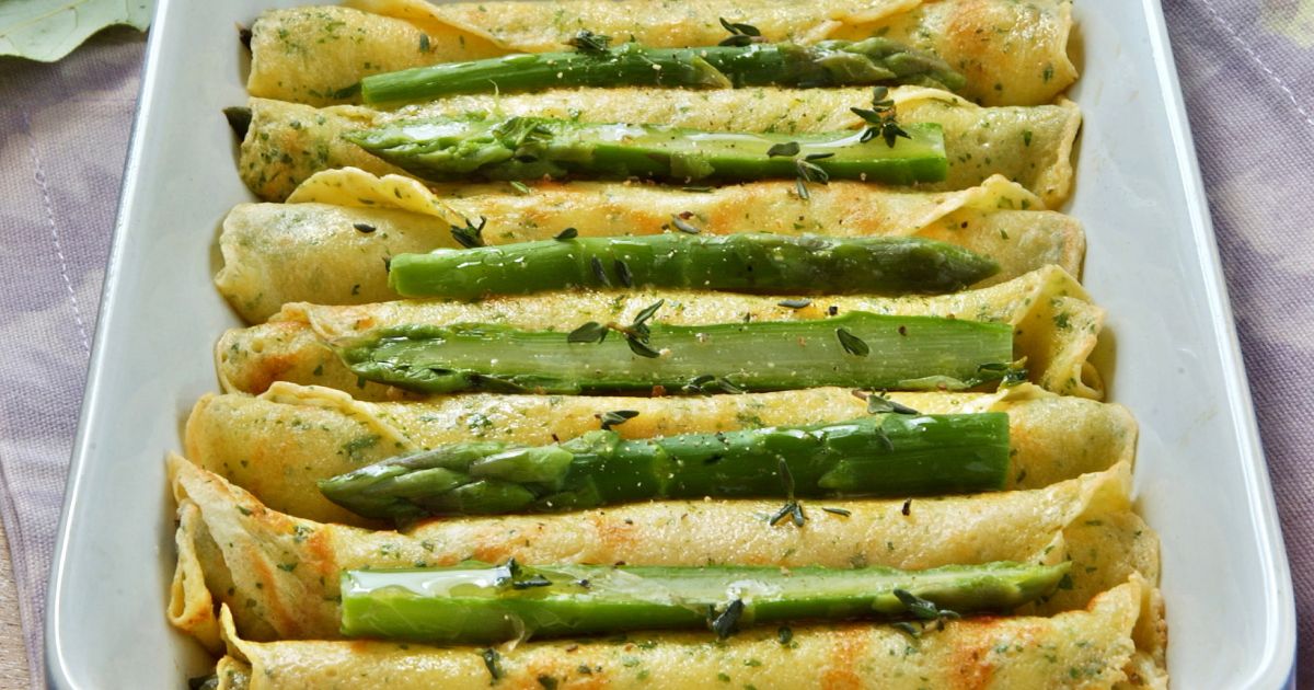Ricetta Crepes con ripieno di ricotta e asparagi Donna Moderna
