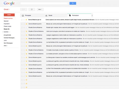 Newsletter Donna Moderna se hai Gmail: ecco le istruzioni per ritrovare i consigli per te