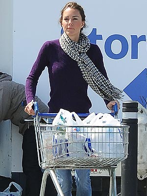 La duchessa di Cambridge al supermercato