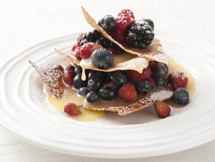Millefoglie di pane carasau dolce