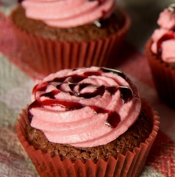 Cupcake al vino rosso