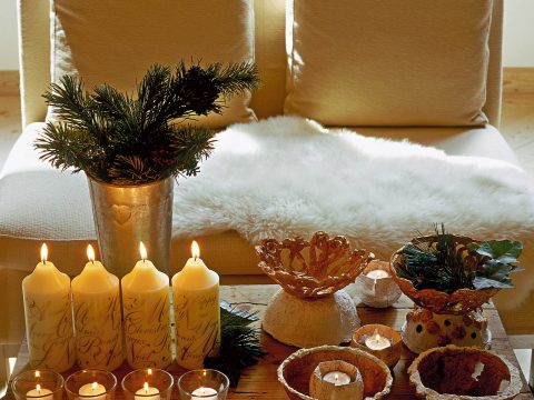 Decorazioni casa: 9 candele per l'inverno