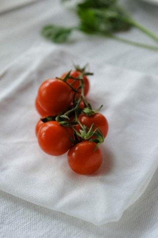 FRUTTA E VERDURA ROSSA Pomodori, ravanelli, peperoni, rape, anguria, ciliegie e fragole, con il