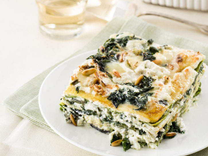 Lasagne al gorgonzola