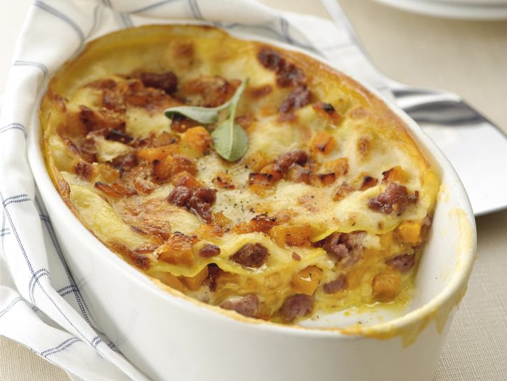 Lasagne con la salsiccia