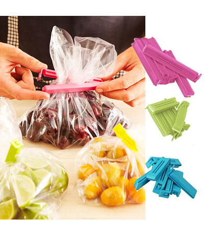 Clip o scotch di carta per i sacchetti