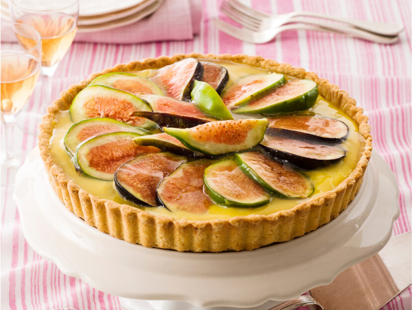 Crostata di fichi con gelatina di Moscato