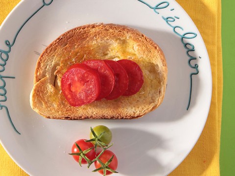 Pane, olio e pomodoro