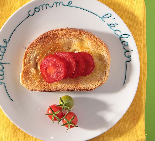 Pane, olio e pomodoro