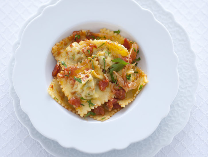 Ravioli calabresi con lo stocco