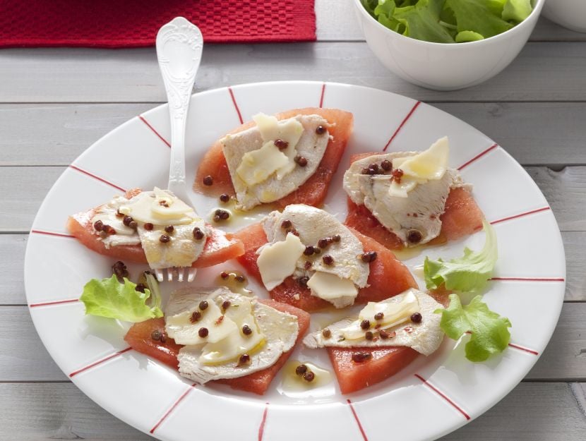 tagliata-di-tacchino-con-anguria immagine