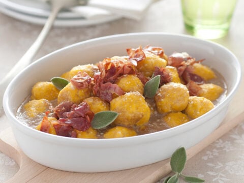 Gnocchi di zucca al balsamico