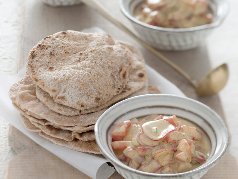 Pane chapati senza lievito