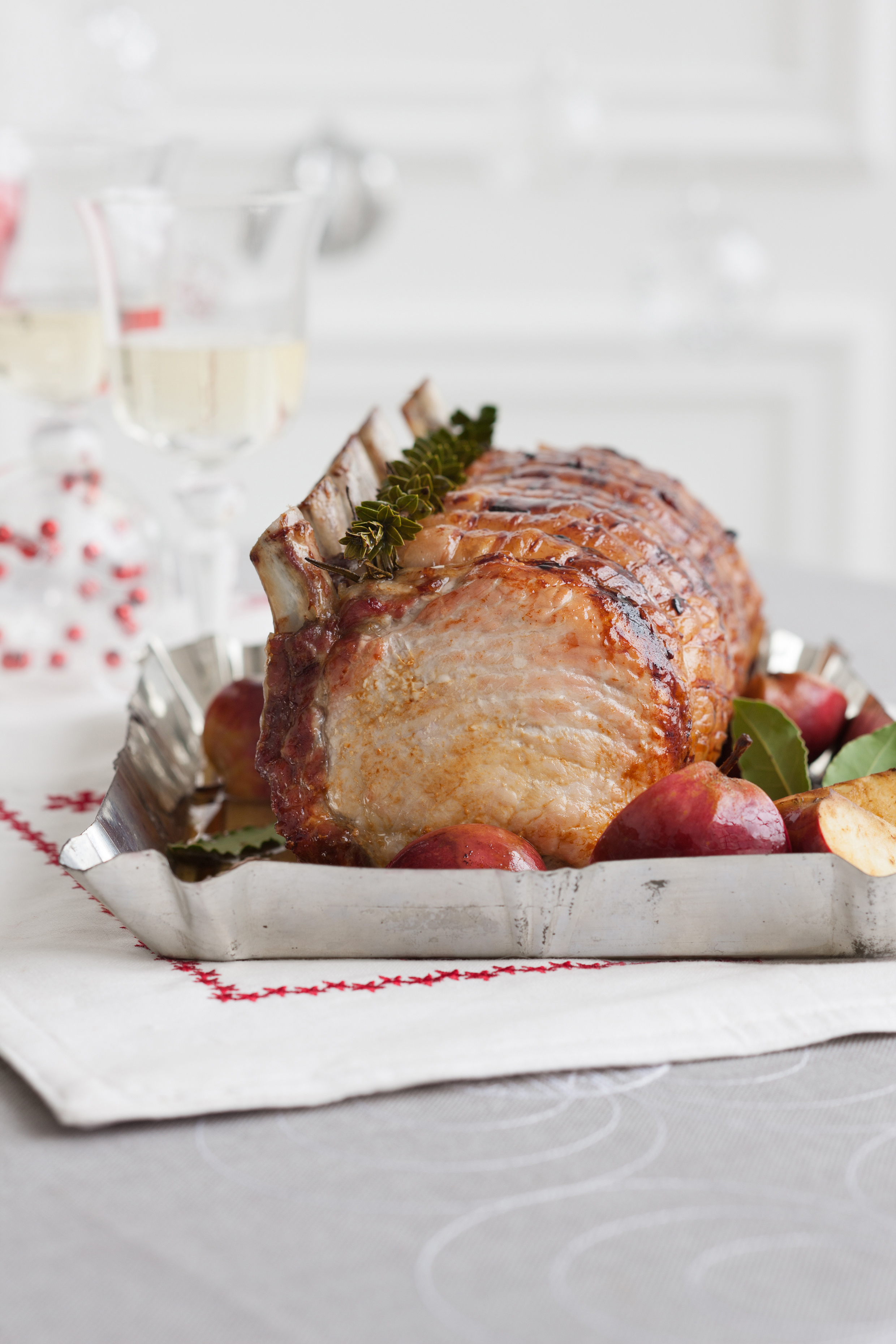 Secondi Per Natale.Ricetta Carre Di Maiale Con Sciroppo D Acero E Mele Donna Moderna