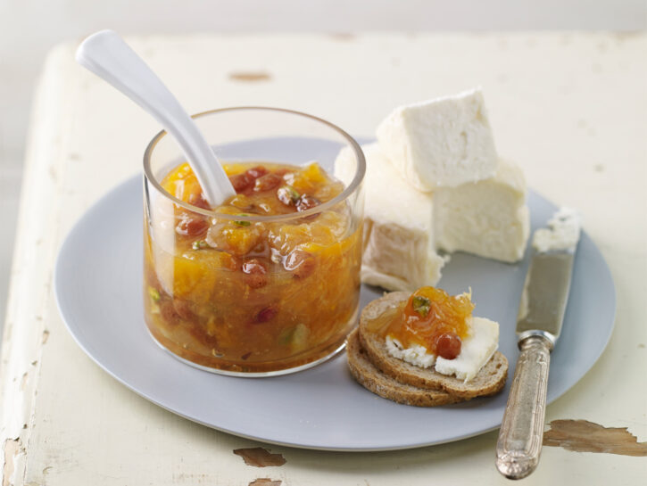 Chutney di mandarini all'uvetta