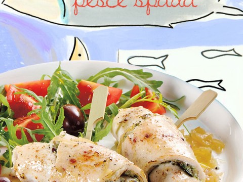 Involtini di pesce spada con pesto