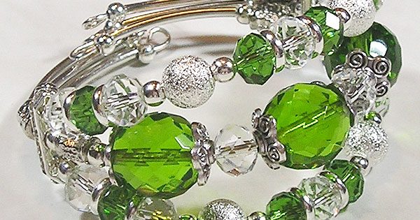 Enorme Bracciale Elastico Con Perline Di Fluorite Verde 20mm &ndash; Luminoso Al Buio