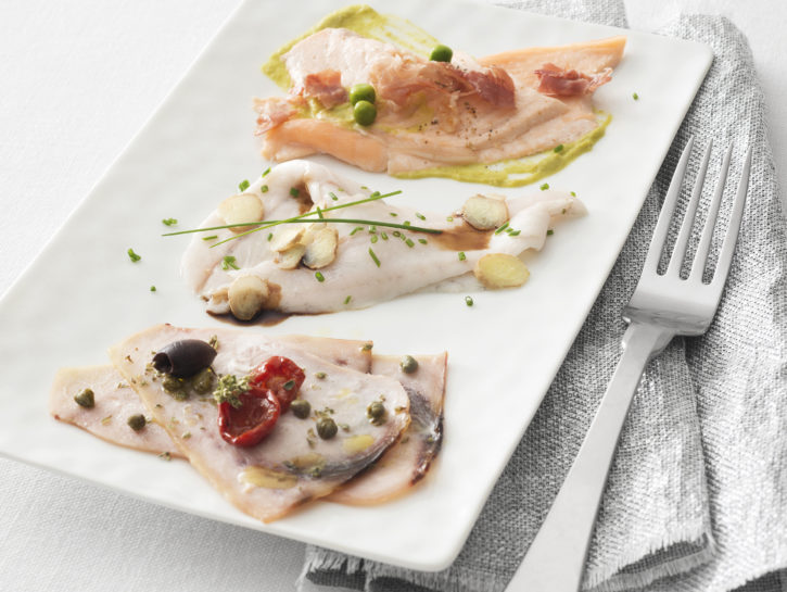 Carpacci di pesce