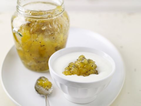Confettura di ananas e kiwi