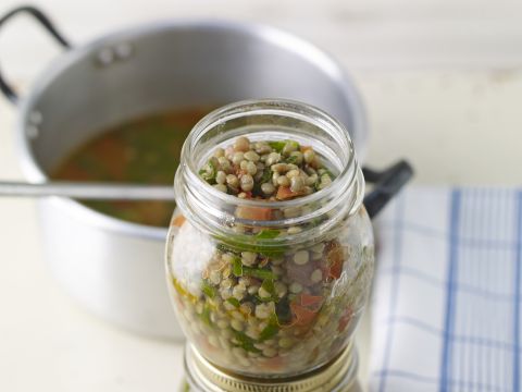 Conserva di lenticchie alle erbette