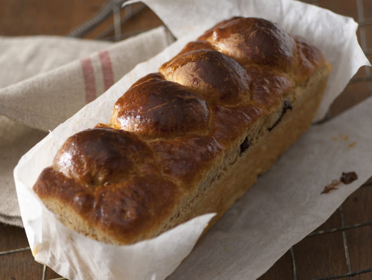 Pane dolce di cioccolato e cannella