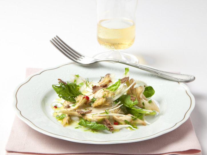 Insalata di carciofi e bottarga