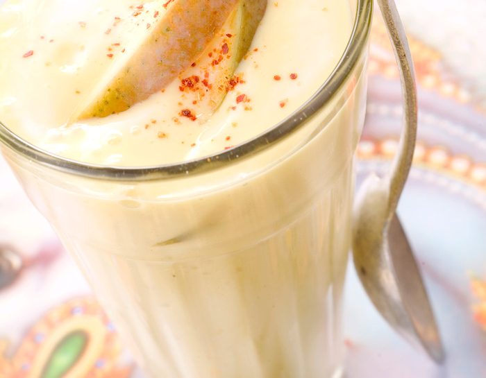 Lassi di mango, benessere per l'intestino