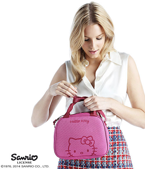 Borsa A Spalla Messenger Piccola Hello Kitty Rosa / Nera