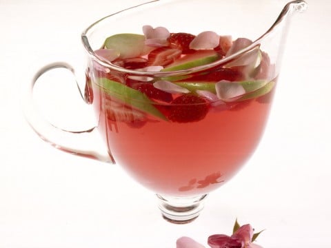 L'aperitivo con fragole e mela