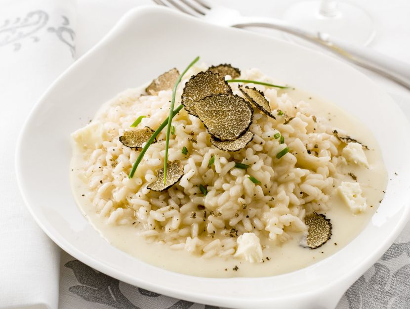 risotto-con-spumante-castelmagno-e-tartufo