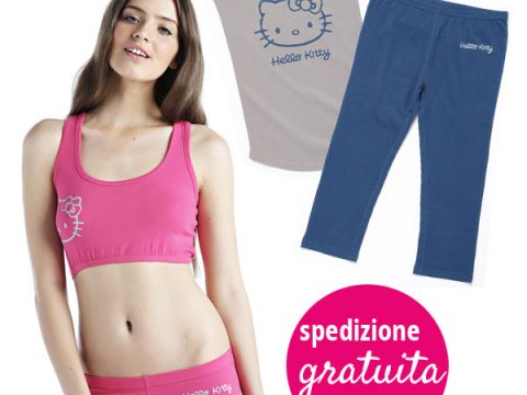 L'abbigliamento per la palestra firmato Hello Kitty