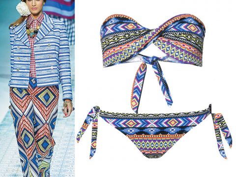 I costumi più trendy copiano le sfilate