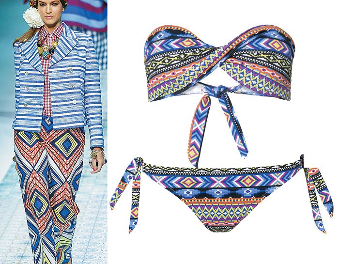 I costumi più trendy copiano le sfilate
