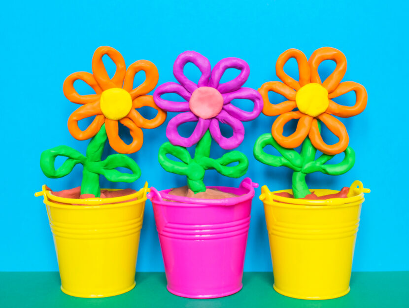 fiori in pasta modellabile
