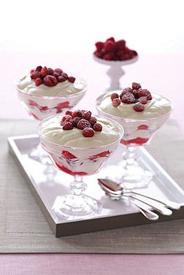 Tiramisù di ricotta ai frutti rossi