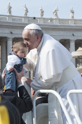 Pope Francesco in Saint Peter's square